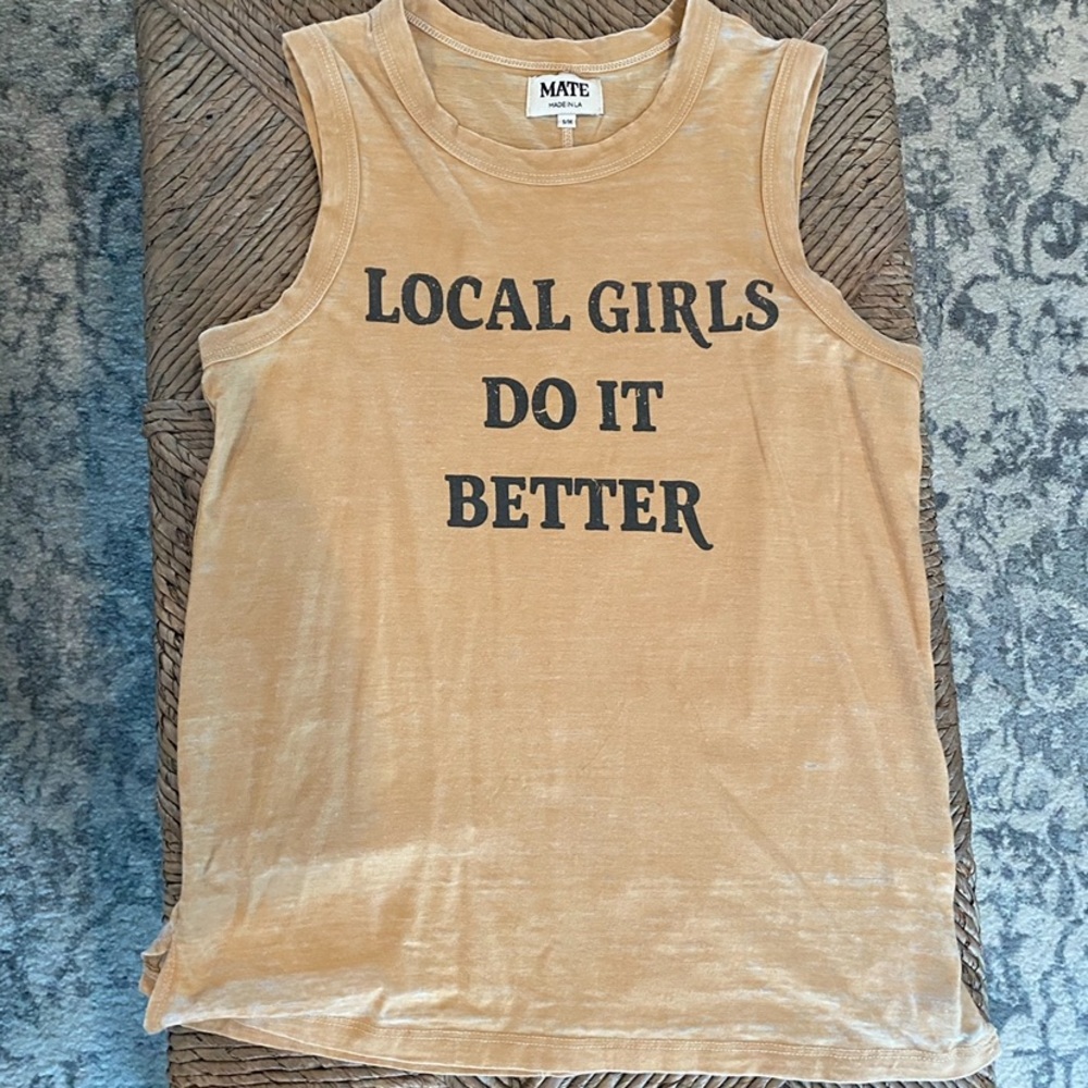 Mate the Label Tank Size S/M